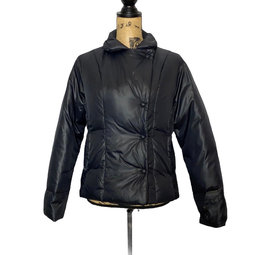 Gap Black Snap Warm Winter Puffer Jacket 6